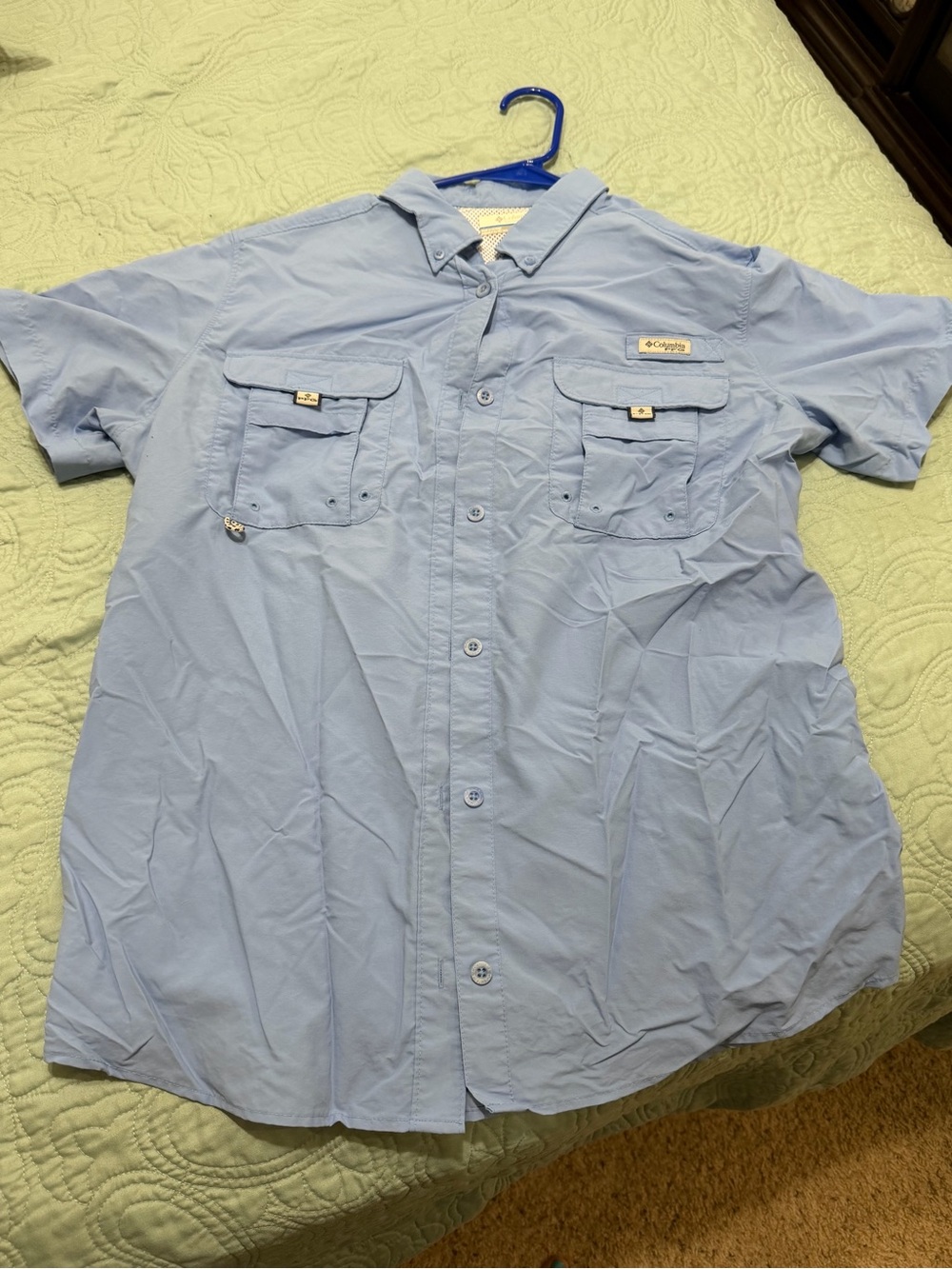 Columbia Womens Large Short-Sleeve PFG Shirt - Picture 3 of 6